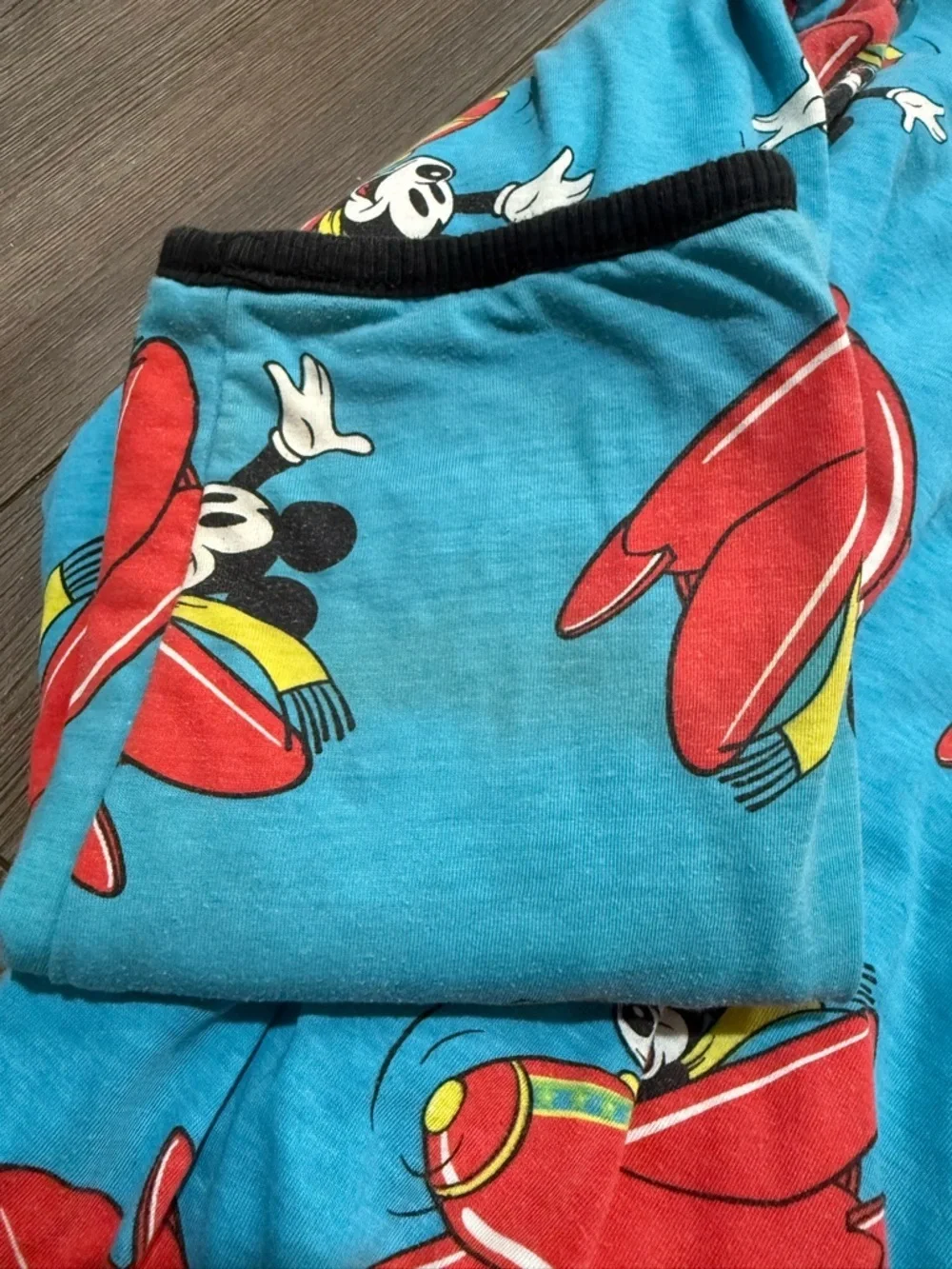 Vintage 90s Mickey Mouse Aviation Sweatshirt OSFM Disney JG Hook Rare